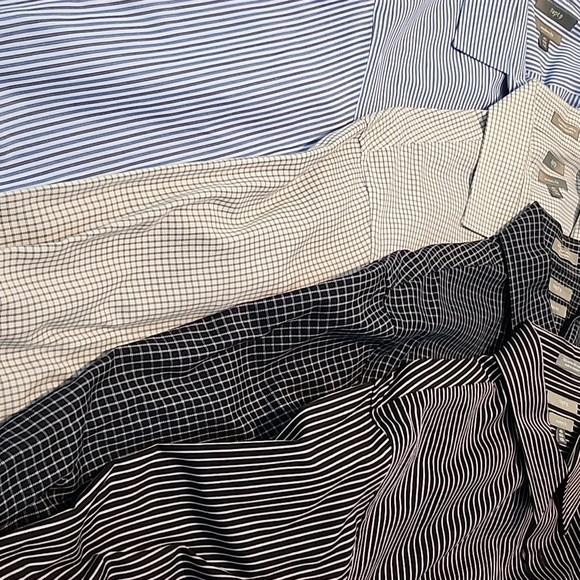 Bundle (4) Apt 9 Mens dress shirts ALL 18.5 36/37 XXL - Picture 4 of 8